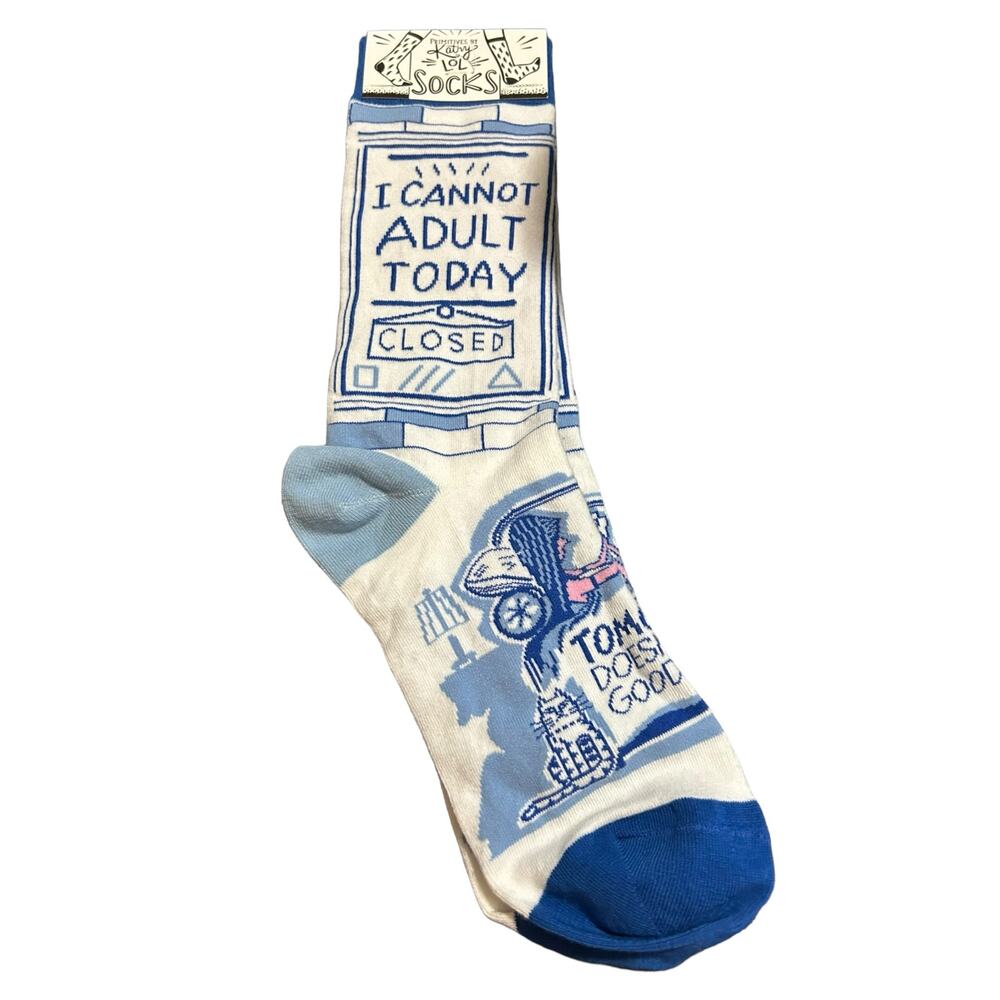 Primitives By Kathy LOL Socks Can’t Adult Today Novelty NWT